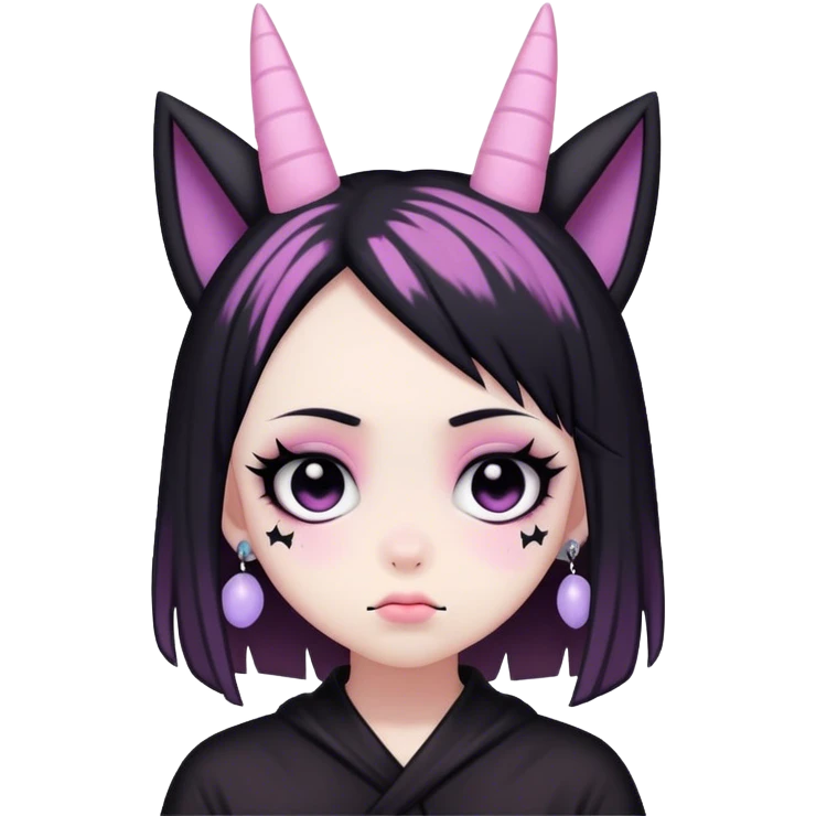  pastel goth  kuromi emoji