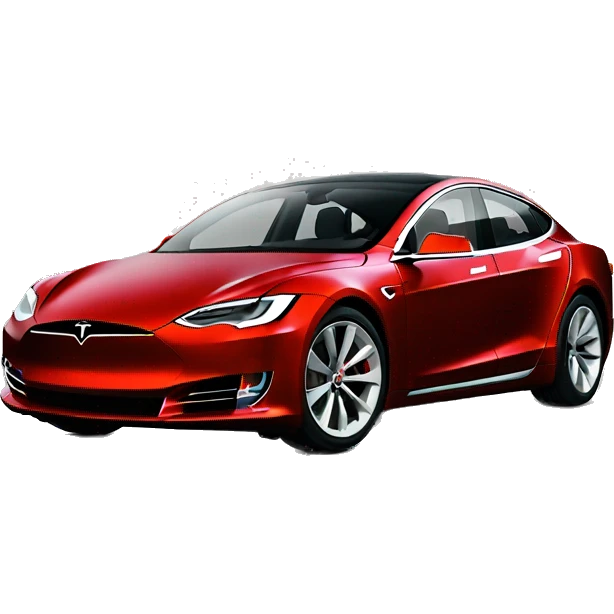 tesla red emoji