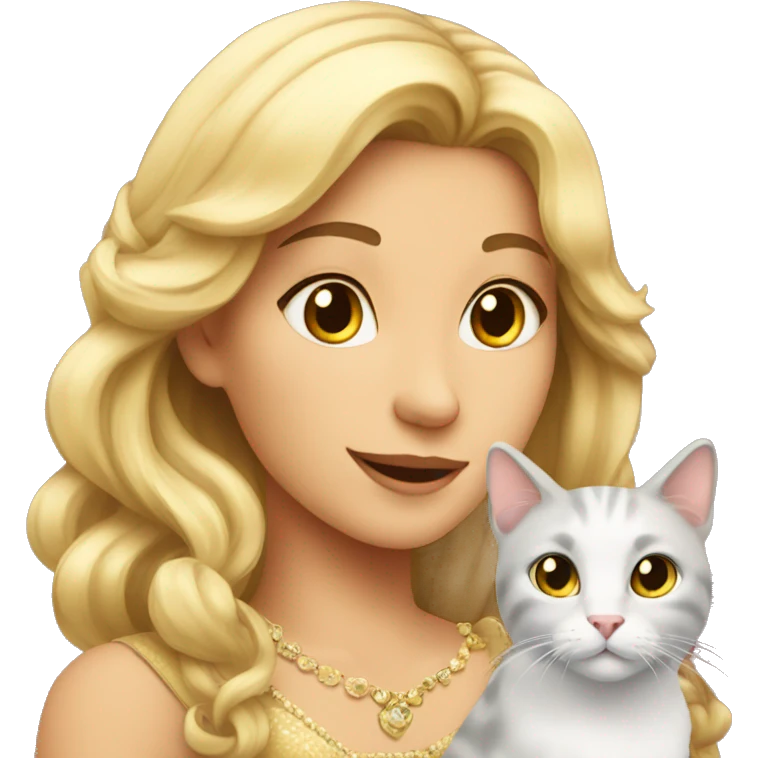 princess with cat emoji