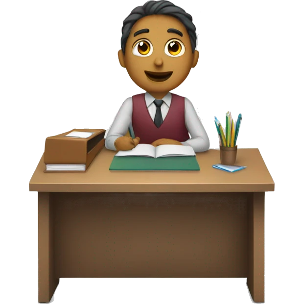 teacher desk emoji