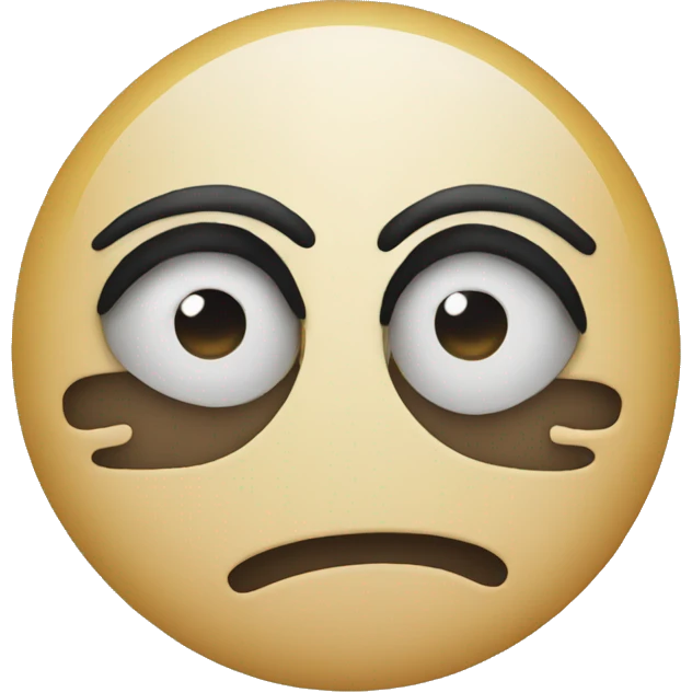 Emoji with Sad eyes, kissy lips, and a peace sign  emoji