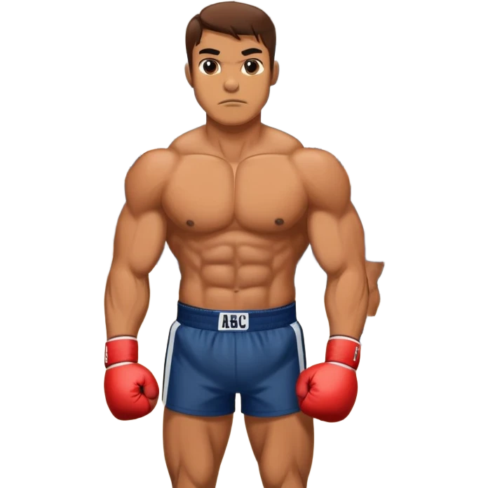 a boxer working out in a gym with a news crew from ABC 10 recording the scene emoji