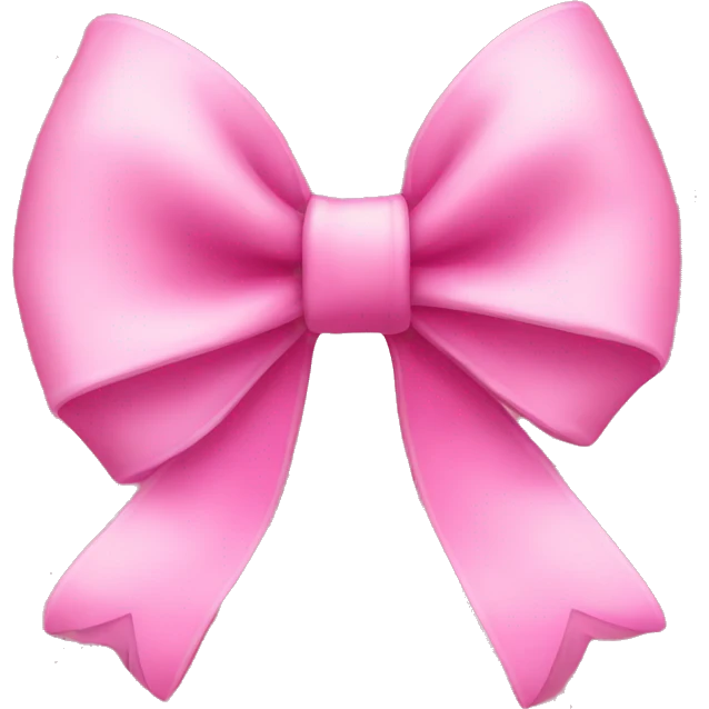 pink bow emoji