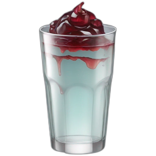 Dark vadore avec une verre de coca emoji