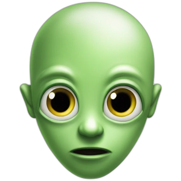 I have an alien looking face you dumb website emoji