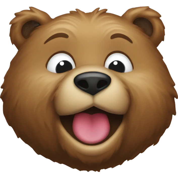 Kiss bear emoji
