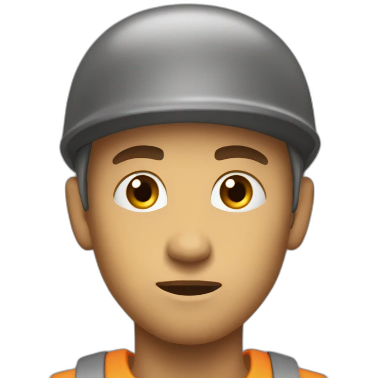 determined expression looking to right side with sweat on head emoji