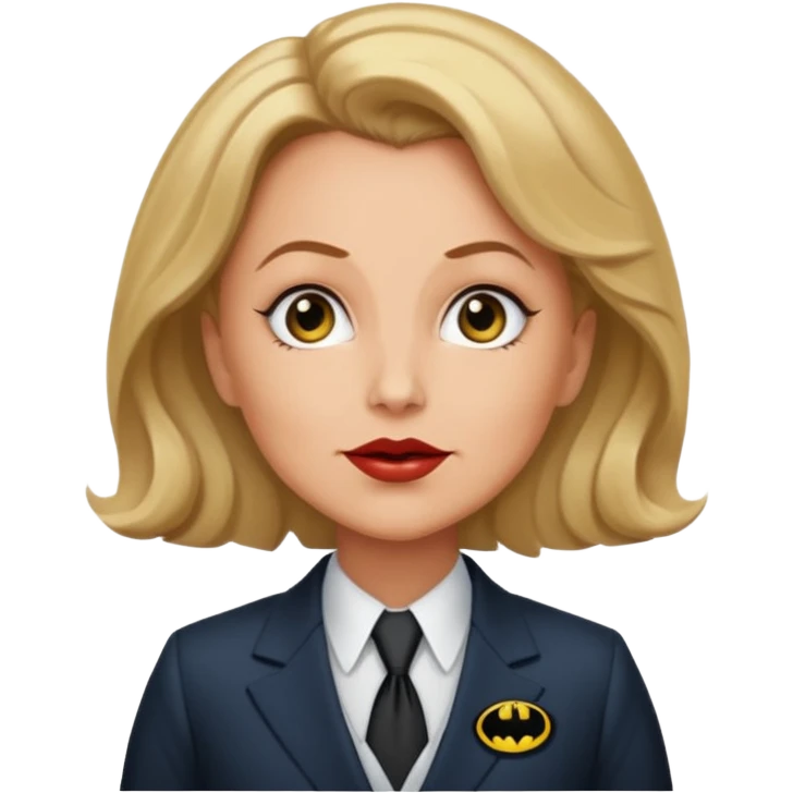 bat signal with bette porter from the l word emoji