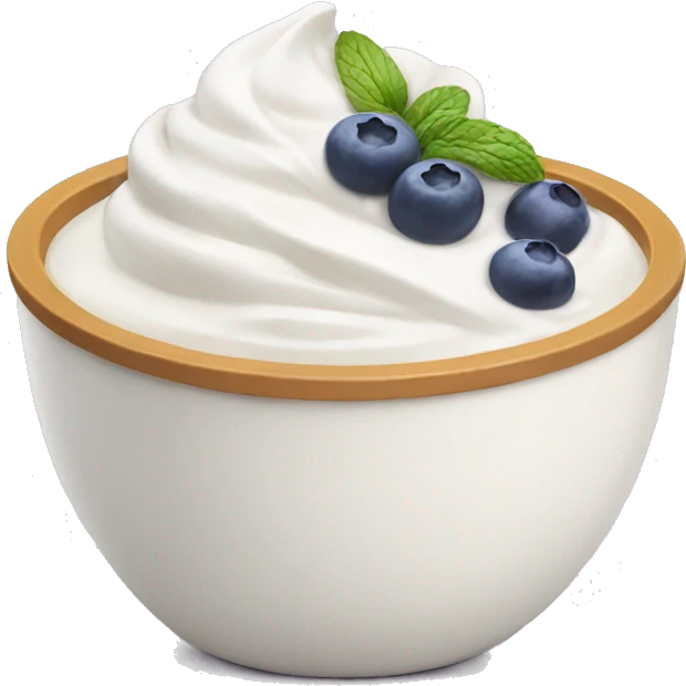 Yoghurt bowl emoji