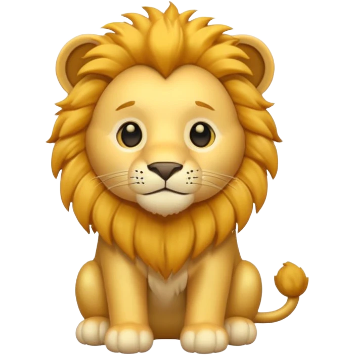 Toy Animal lion  emoji