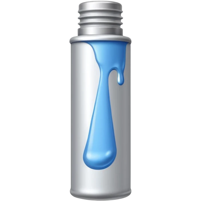 a white color oil paint tube emoji