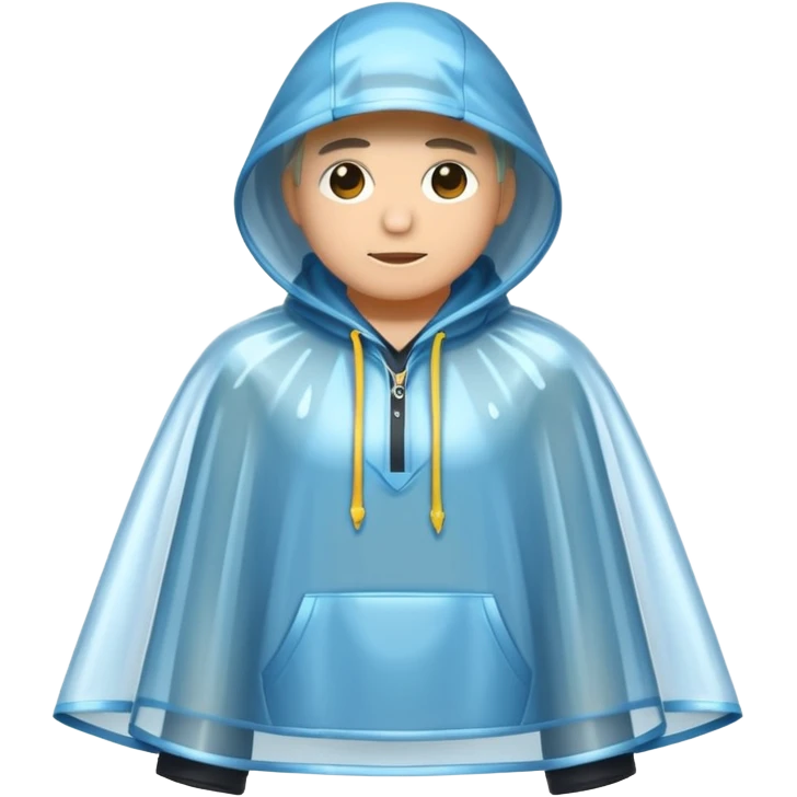 clear rain poncho emoji