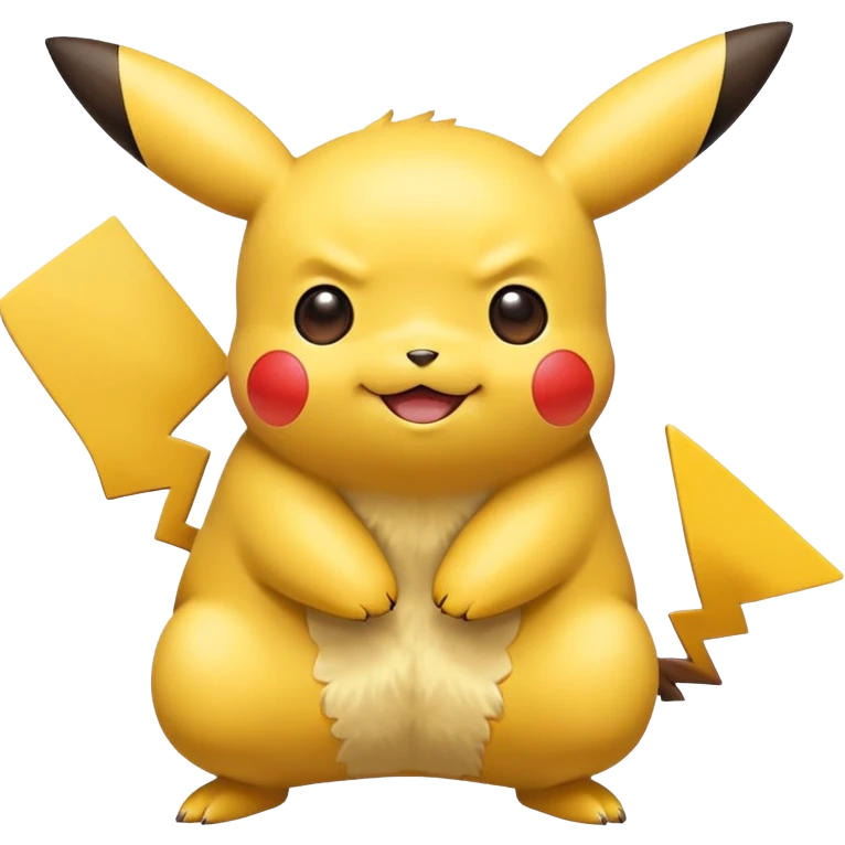 Pikachu with mate emoji