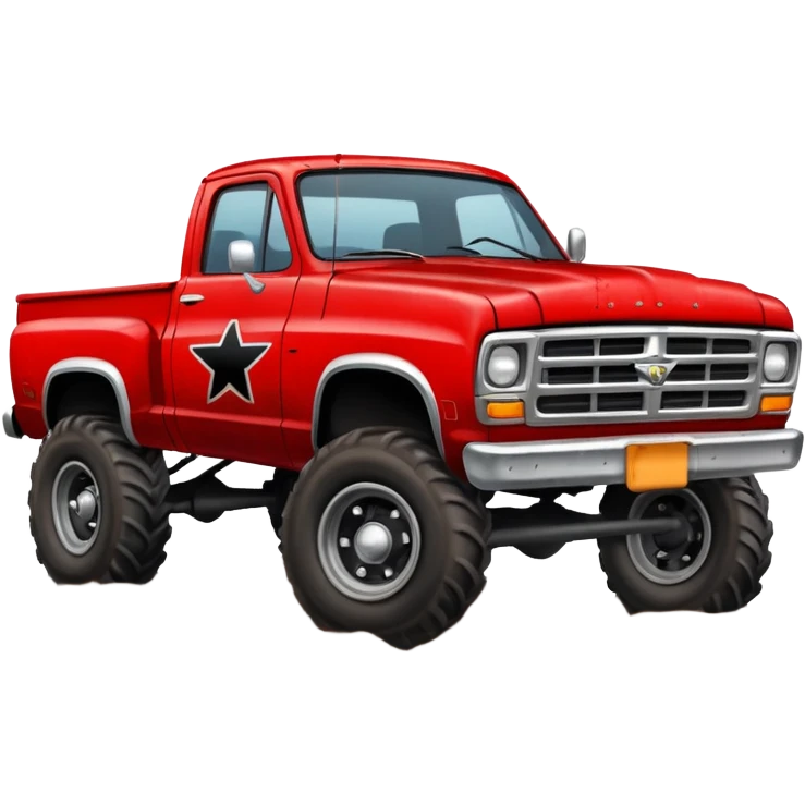 demolition derby pickup truck emoji