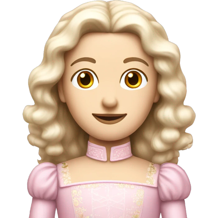 Light pink nutcracker Caucasian emoji