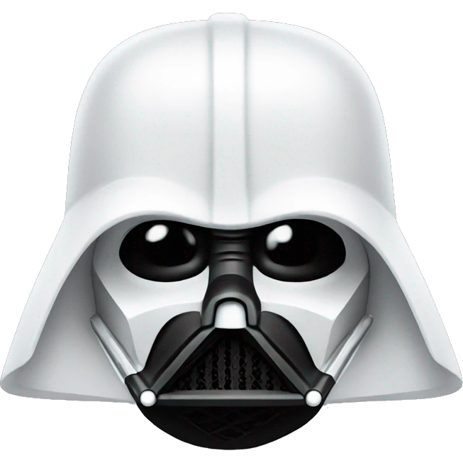 White Darth Vader  emoji
