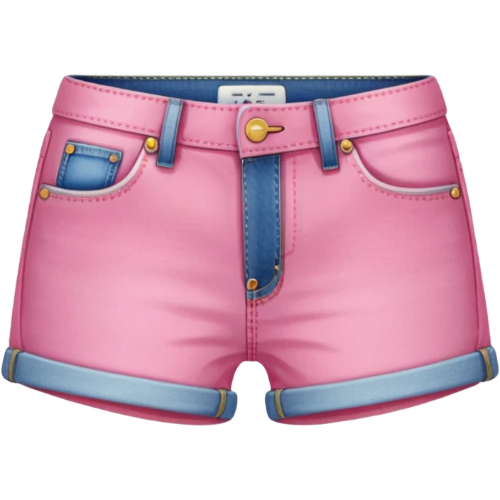 Pink short shorts emoji