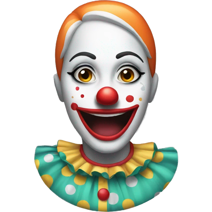 Woman clown  emoji