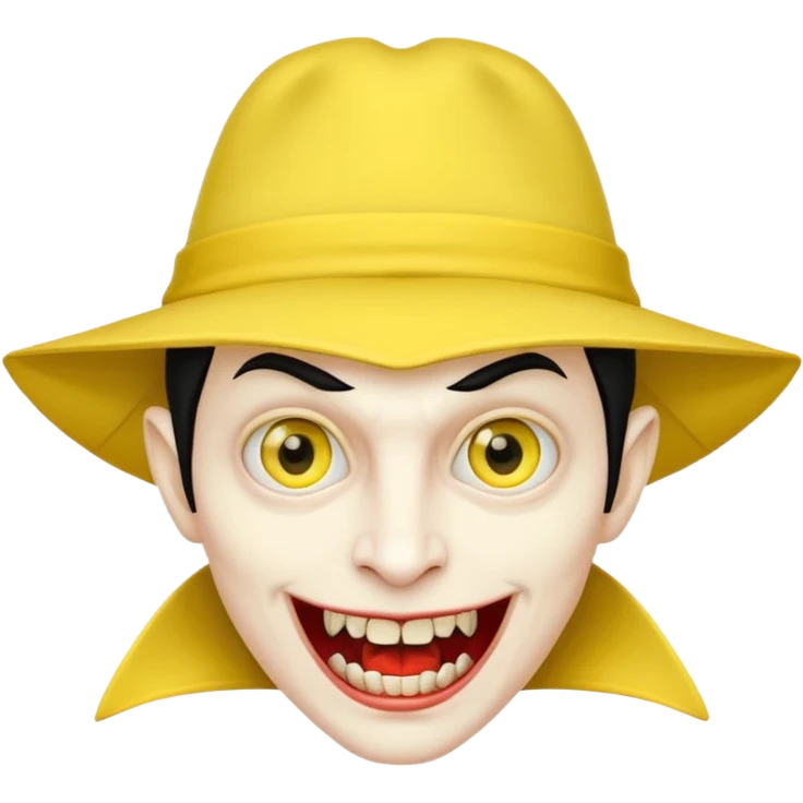 yellow hat vampire emoji