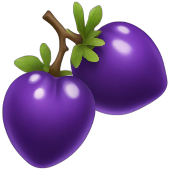 purple berry emoji