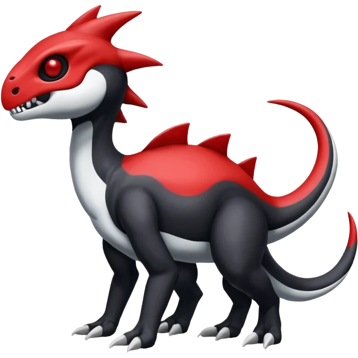 Shiny Duskull-Cubone-Salandit-Fakémon-hybrid-creature (full body)  emoji