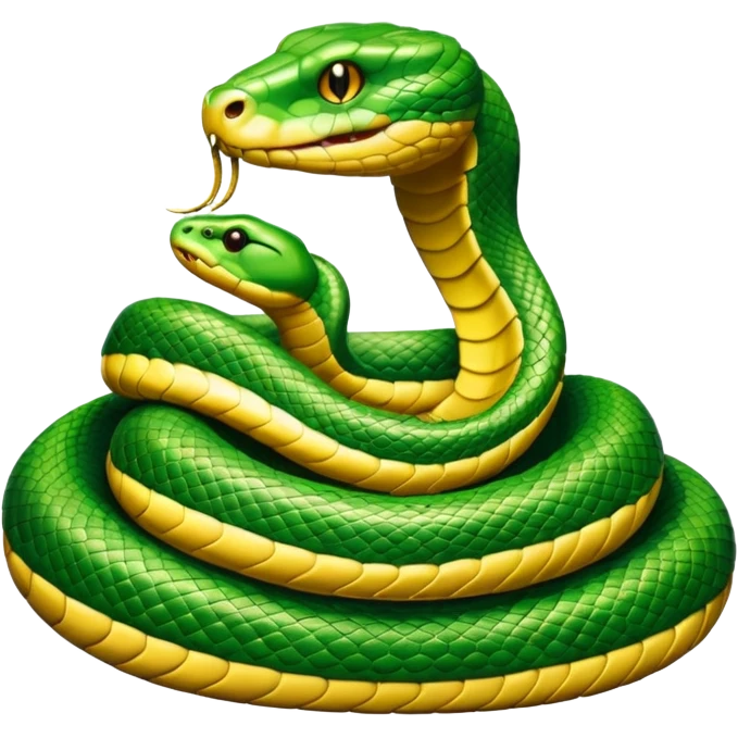 Swag snake emoji