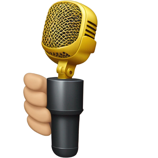 Mic drop emoji