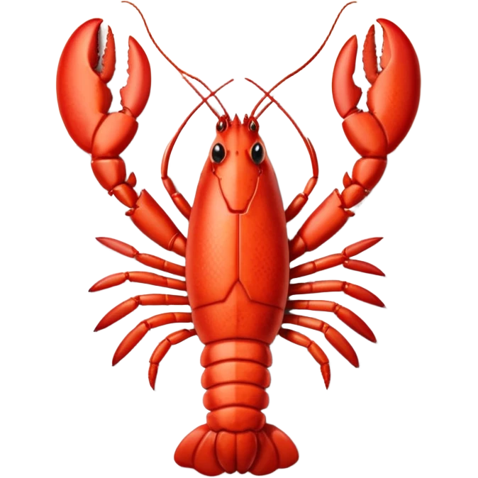Lobster on period emoji