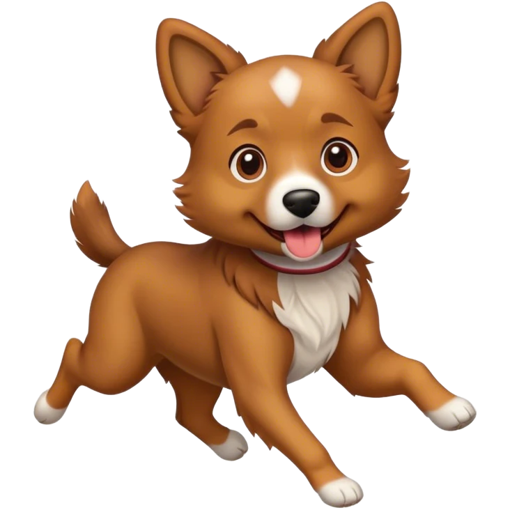 Dog running  emoji