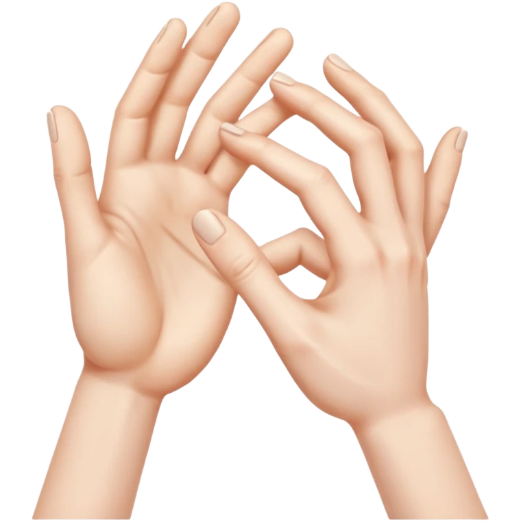 two hands gesturing a strangle motion with no person included  emoji
