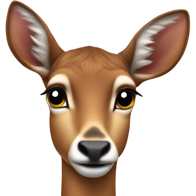 Disapproving doe emoji