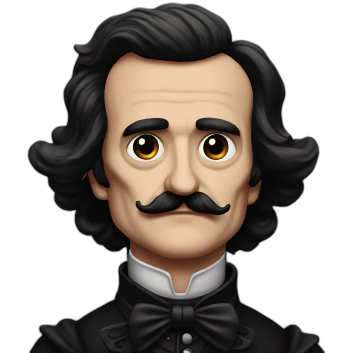 Edgar Allan Poe punk emoji