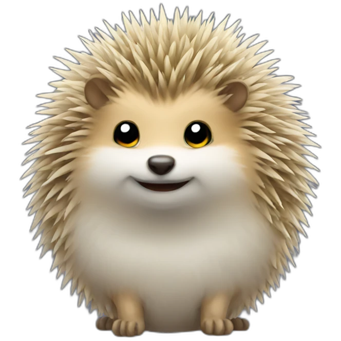 Military hedghog emoji