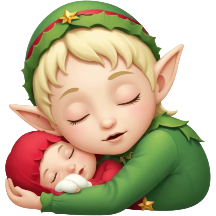 Baby elf sleepy emoji