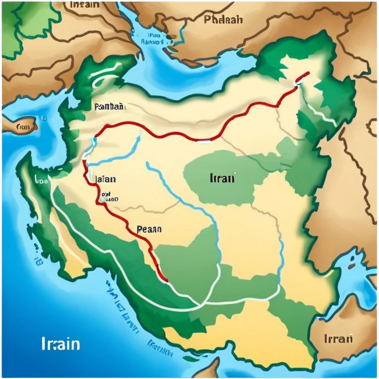 عکس نقشه ایران پهلوی emoji