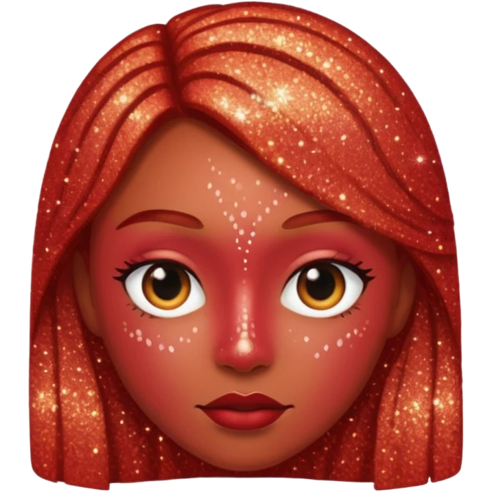 glitter red user emoji