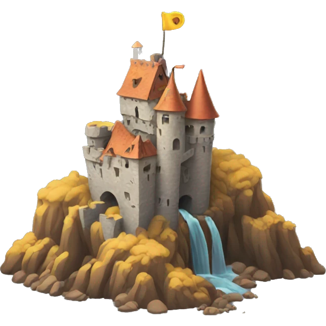collapsing castle emoji