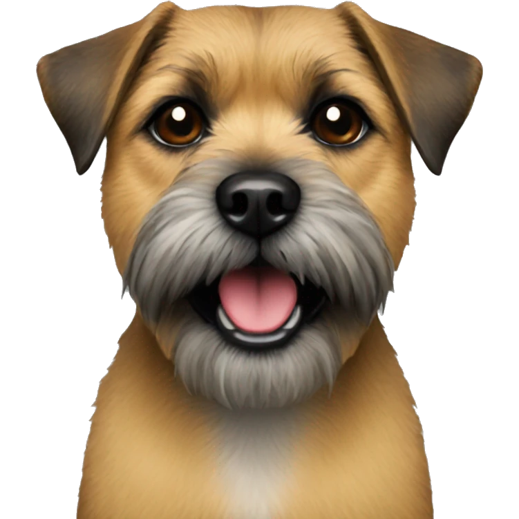 Border terrier Christmas  emoji