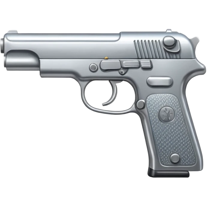 silver gun emoji