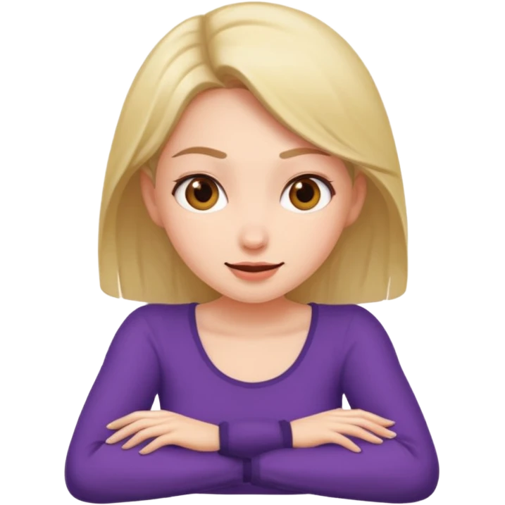 Mulher sentada,com,cara de safada emoji