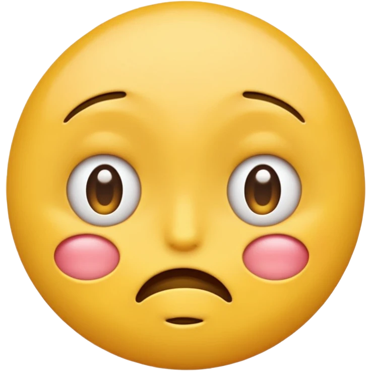 embarrased yellow emoji sqeezing eyes shut emoji