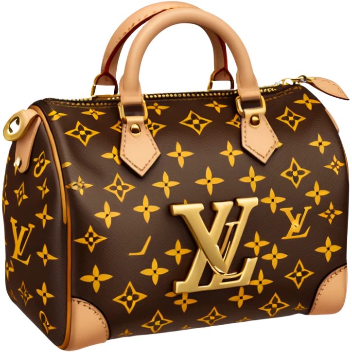 Sac nano Speedy Louis Vuitton emoji
