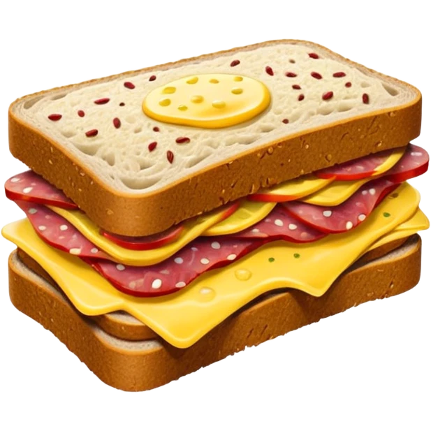 Salami sandwich emoji