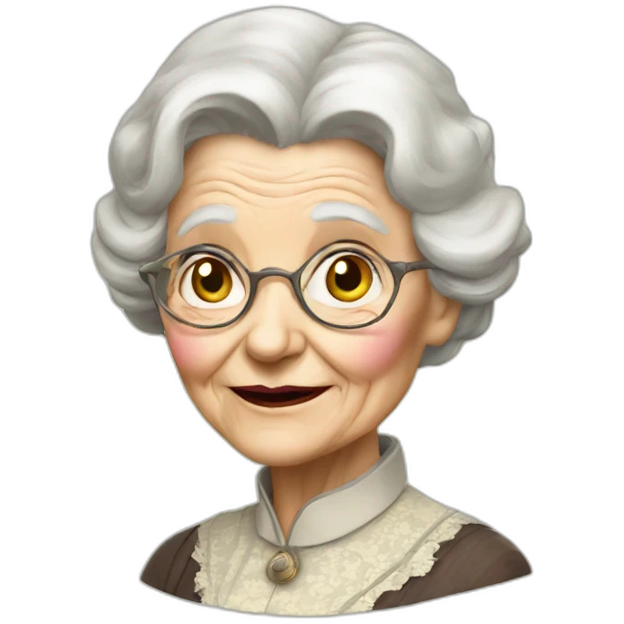 Old Lady Victorian 3 emoji