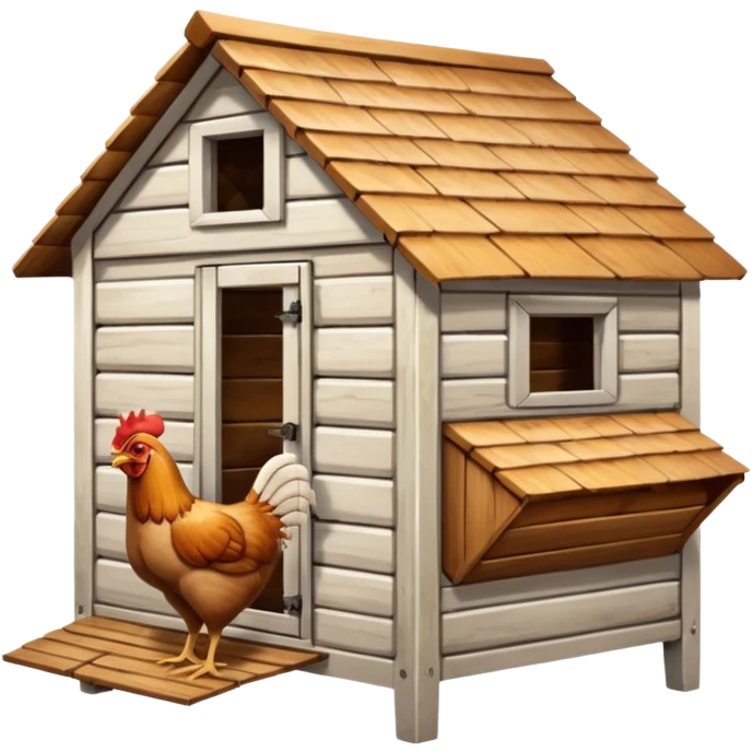 chicken coop, hen house emoji