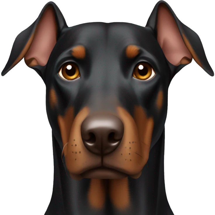 Brown Doberman  emoji