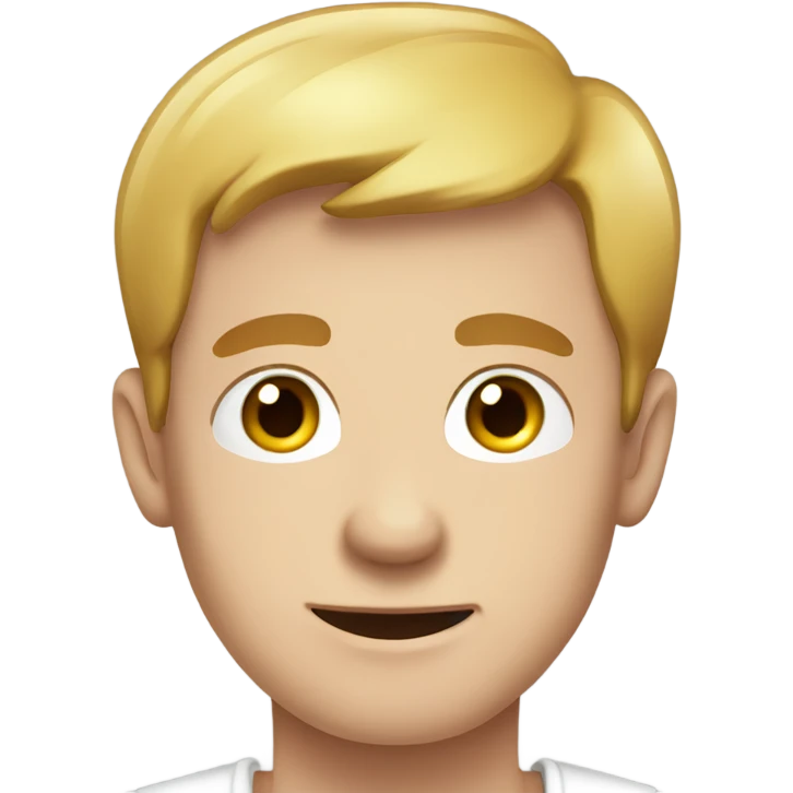 portrait english man, upper body, from chest, cartoon emoji