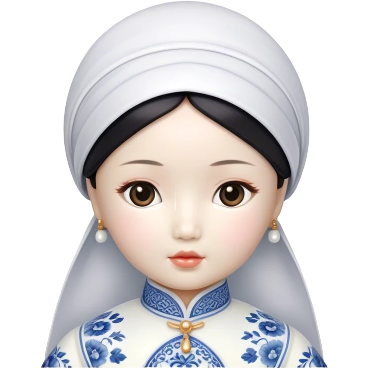 asian muñeca porcelan doll emoji