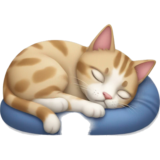 Sleeping cat emoji