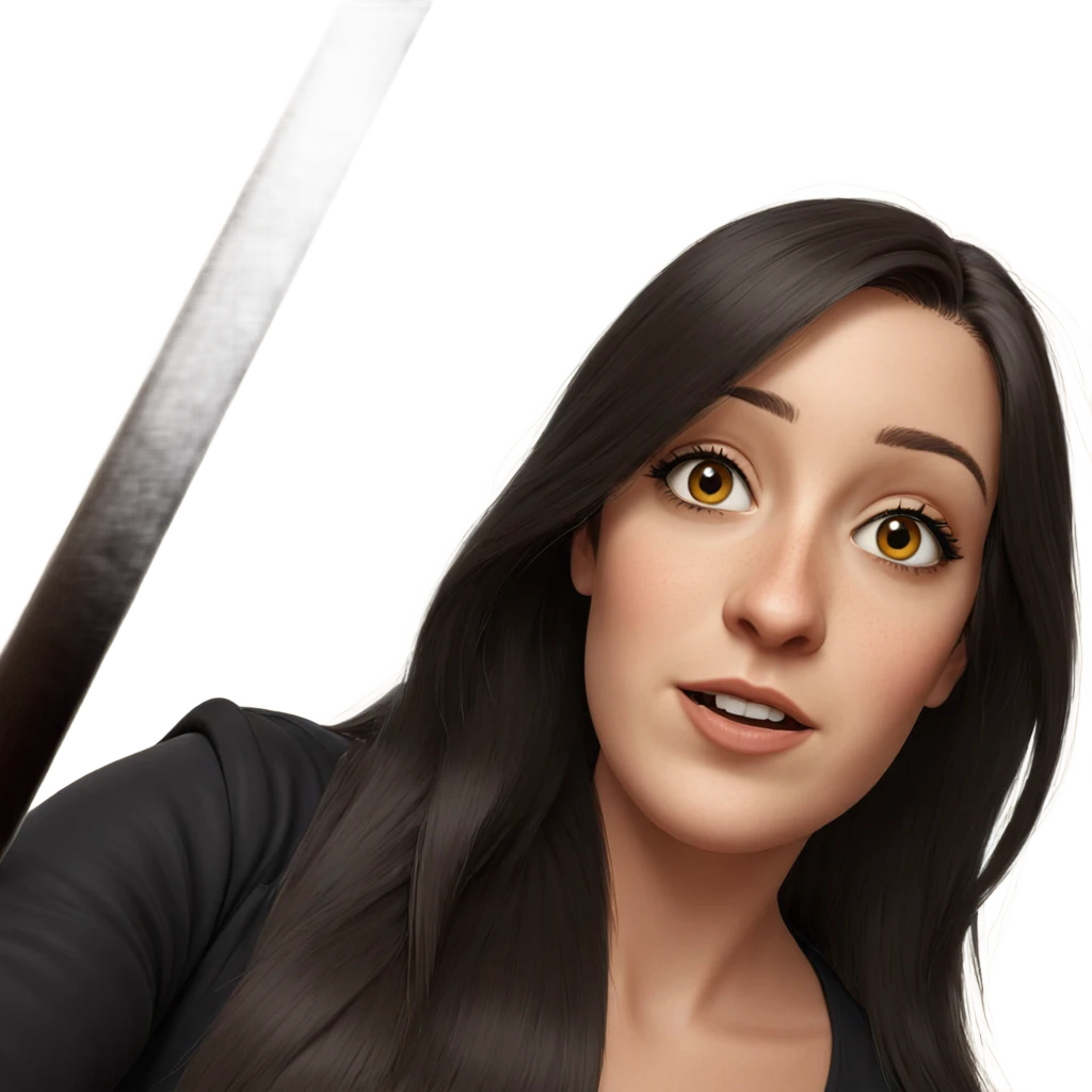 realistic portrait of girl emoji
